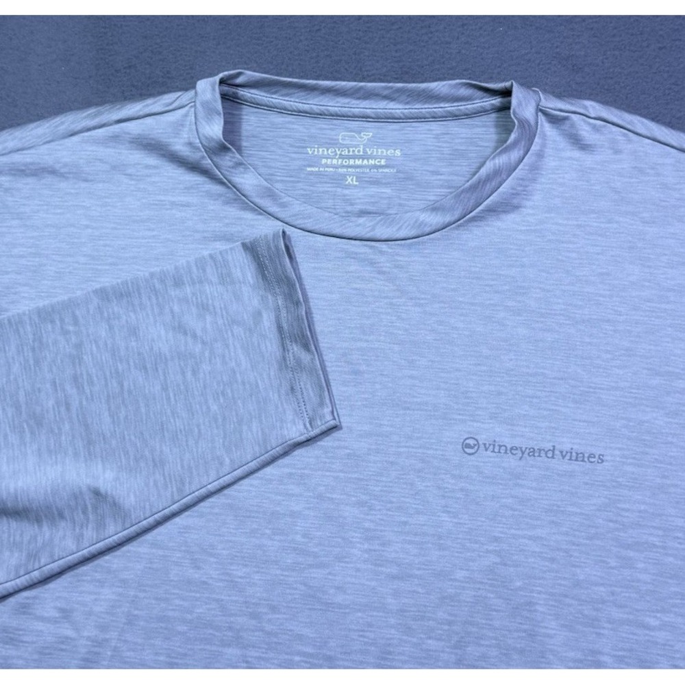 Vineyard Vines Performance Shirt Mens XL Gray Athleisure Stretch Normcore
